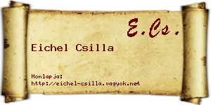 Eichel Csilla névjegykártya